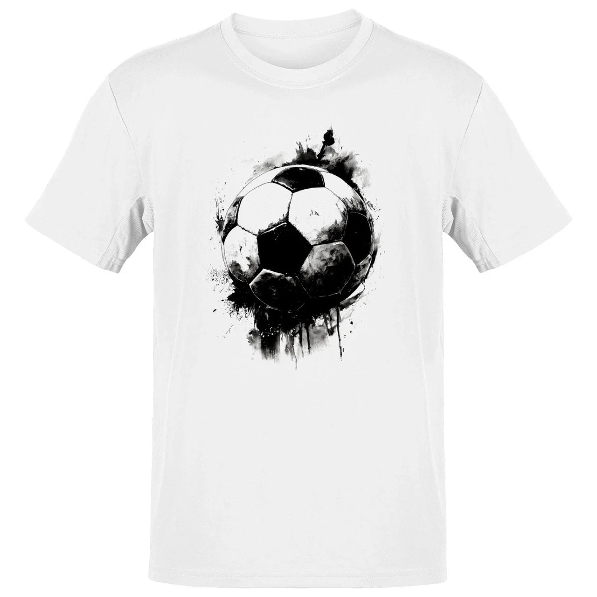 Soccer Ball Splash Men's Unisex , , , Long Sleeve Tee