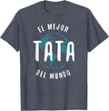 El Mejor Tata Del Mundo T Shirt Father's Day Love Proud Papa New Unisex , , , Long Sleeve Tee