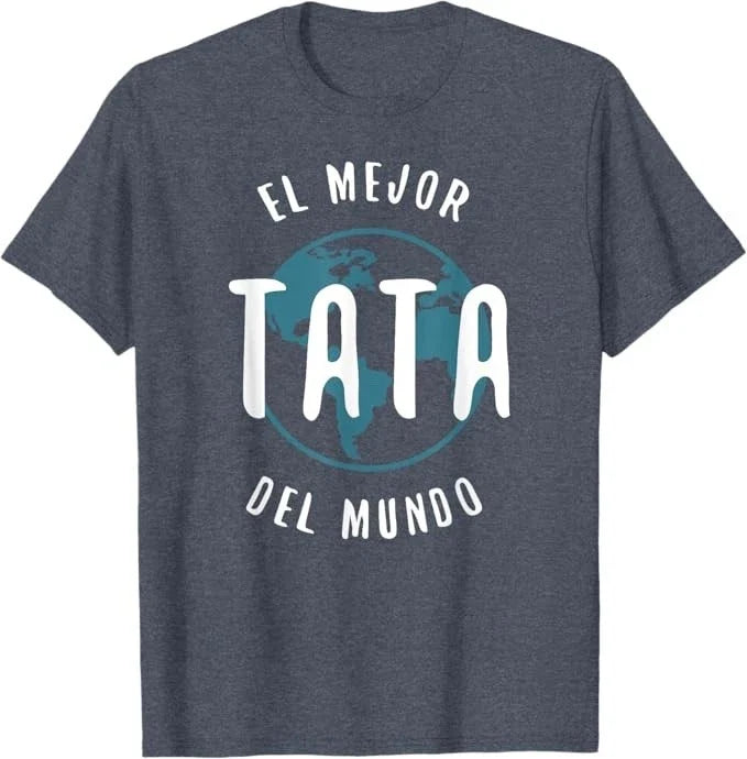 El Mejor Tata Del Mundo T Shirt Father's Day Love Proud Papa New Unisex , , , Long Sleeve Tee