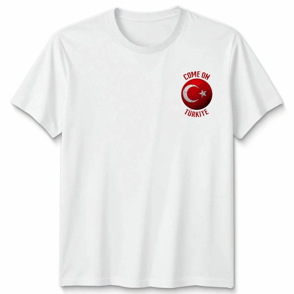 Come On Turkiye Football Unisex Kids Country Pride Soccer Tee #WC Unisex , , , Long Sleeve Tee