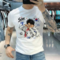 Son Heung Min Inspired No 7 Soccer Graphic Korea Football Fan Tee Unisex , , , Long Sleeve Tee