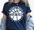 Personalised Basketball Shirt Custom Team Name Sports Gift Birthday Tee Xmas Top Unisex , , , Long Sleeve Tee
