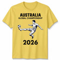 Australian Unisex T Shirt Country Pride Football Soccer Fan Mens Womens Tee Unisex , , , Long Sleeve Tee