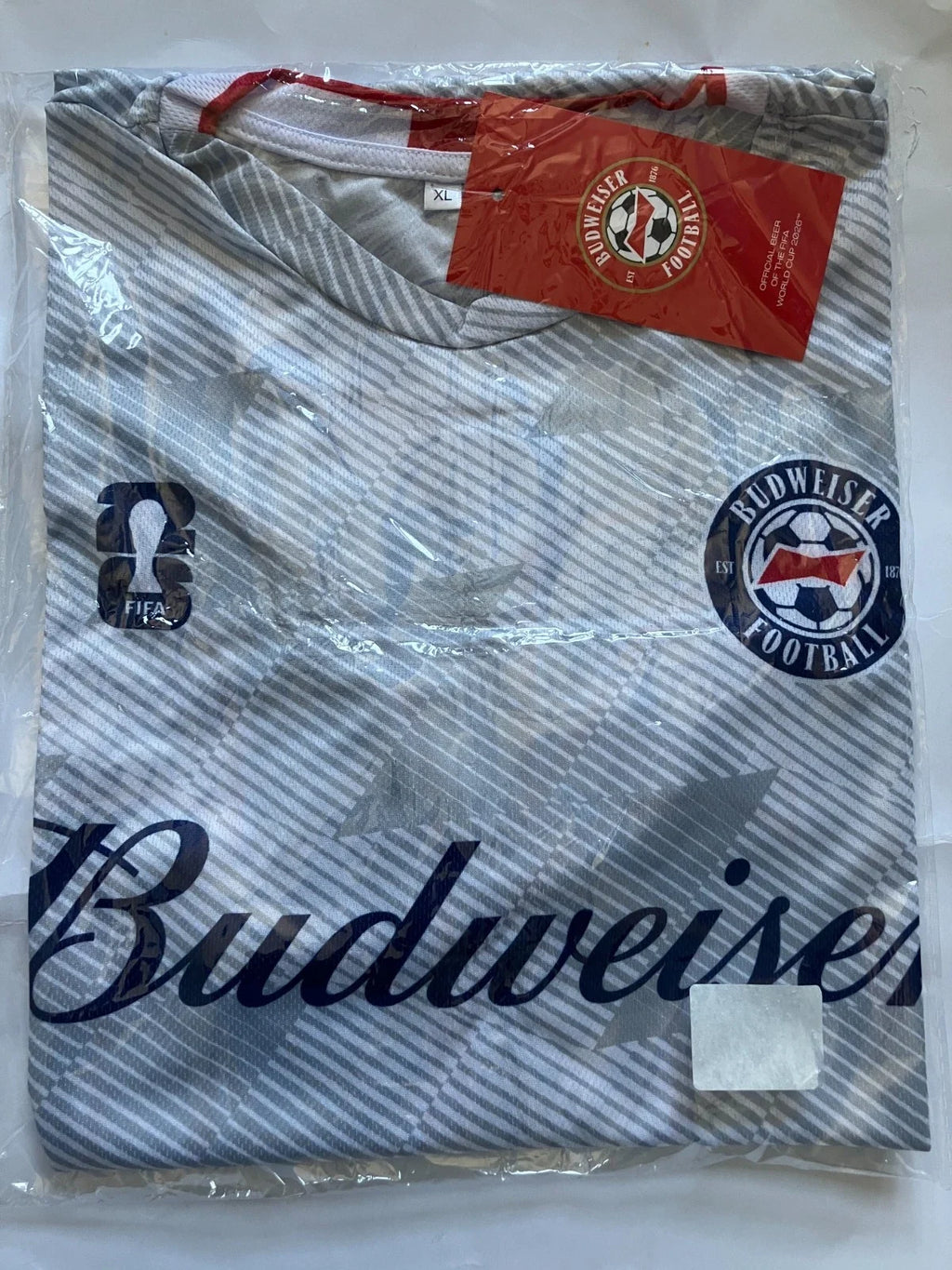 Budweiser 2026 World Cup FIFA Official Limited Edition Football Shirt (Size XL) Unisex , , , Long Sleeve Tee