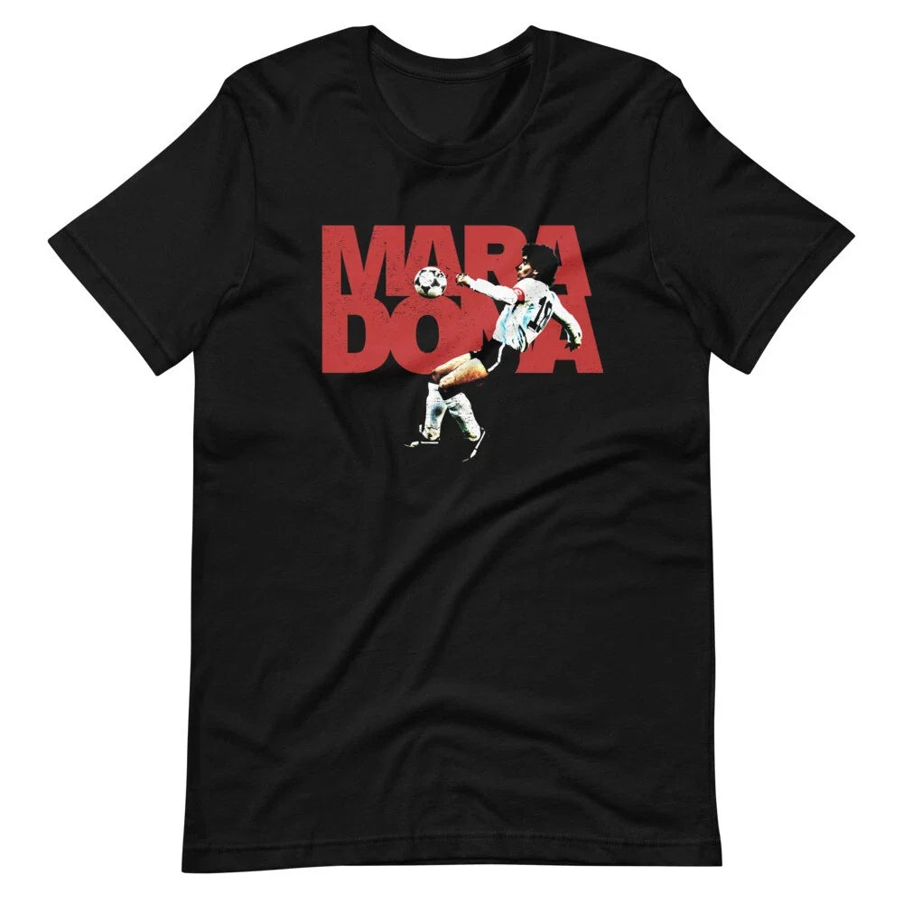 Diego Maradona Soccer Futbol Fan Art Graphic Tee Short-Sleeve Unisex Unisex , , , Long Sleeve Tee