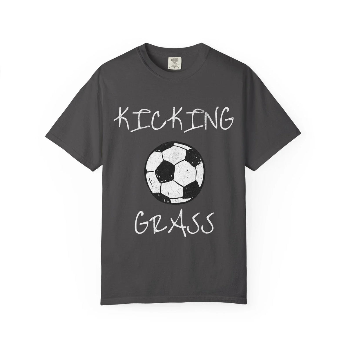 Kicking Grass Soccer Tee | Soccer Mom Dad Team Unisex , , , Long Sleeve Tee