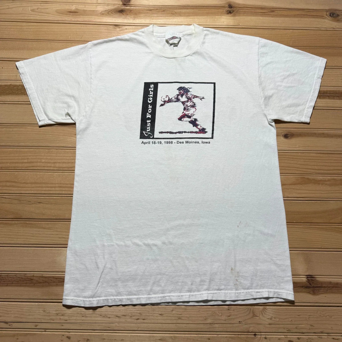 Vintage 1998 Just For Girls Soccer Tournament Des Moines Iowa USA Large Unisex , , , Long Sleeve Tee