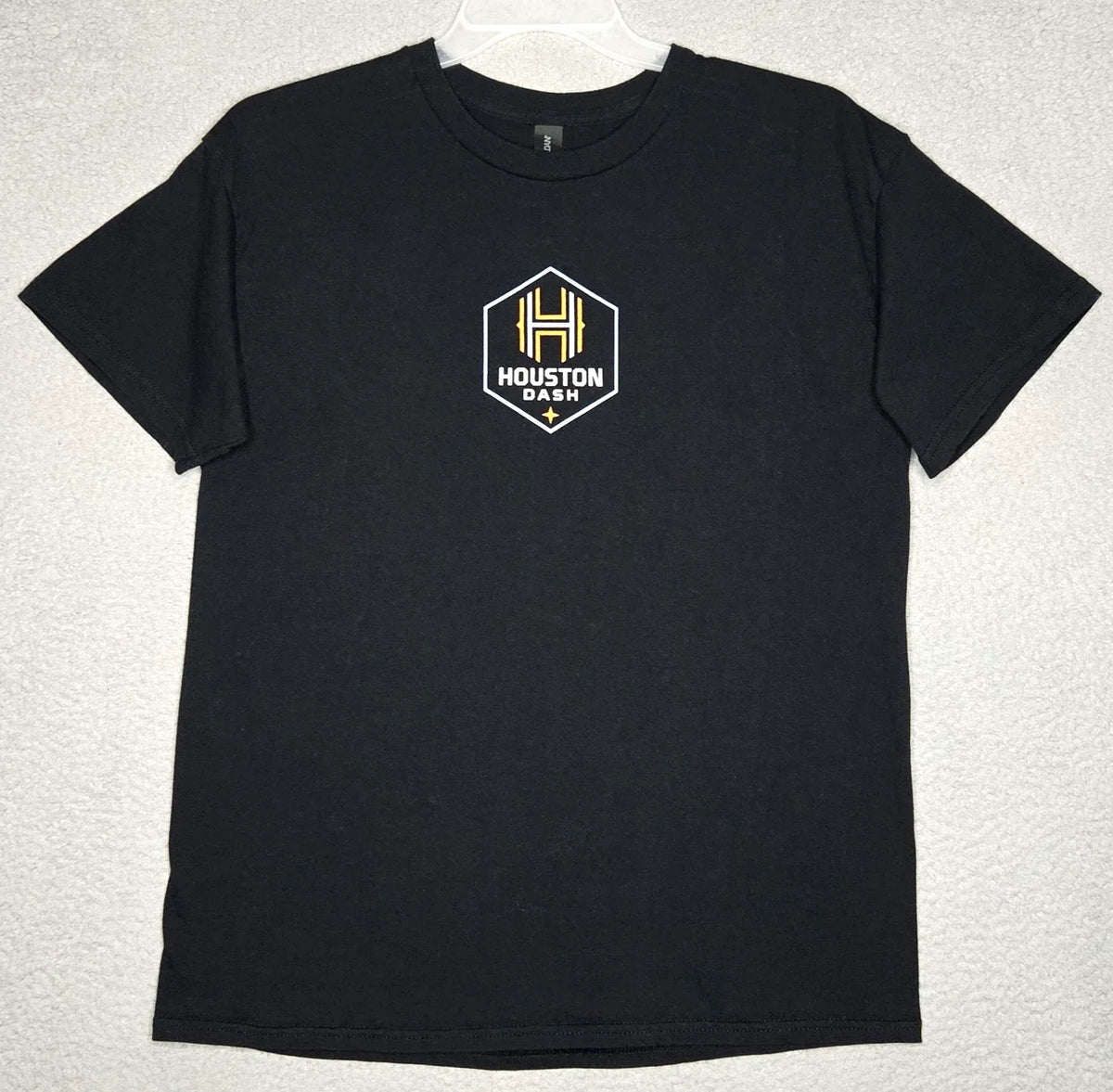 Houston Dash Women's NWSL Soccer Short Sleeve T Shirt Men's Adult M - Black Unisex , , , Long Sleeve Tee