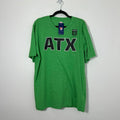 New Official MLS Austin FC "ATX" Soccer Club Green Men’s XL NWT Unisex , , , Long Sleeve Tee