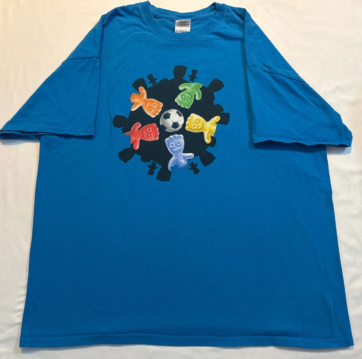 Sour Patch Kids Candy Promo Tshirt Size XL Soccer Unisex , , , Long Sleeve Tee