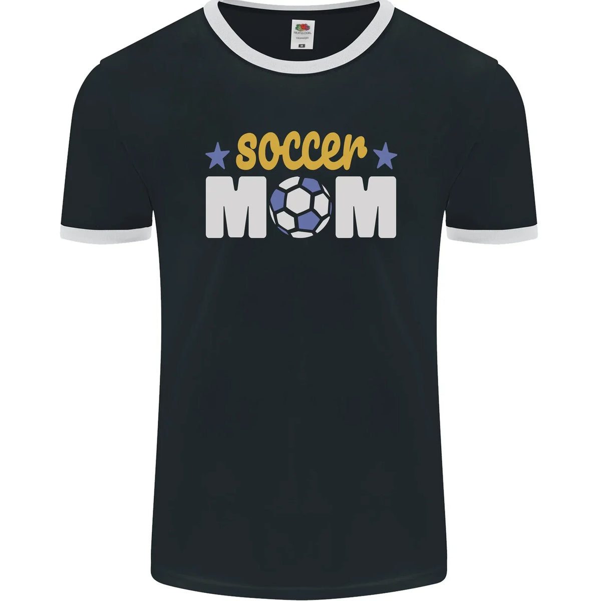 Soccer Mum Mom Mens Ringer FotL Unisex , , , Long Sleeve Tee