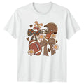 American Football Sports Helmet Bows Flowers Mens Womens Graphic Tee Unisex , , , Long Sleeve Tee