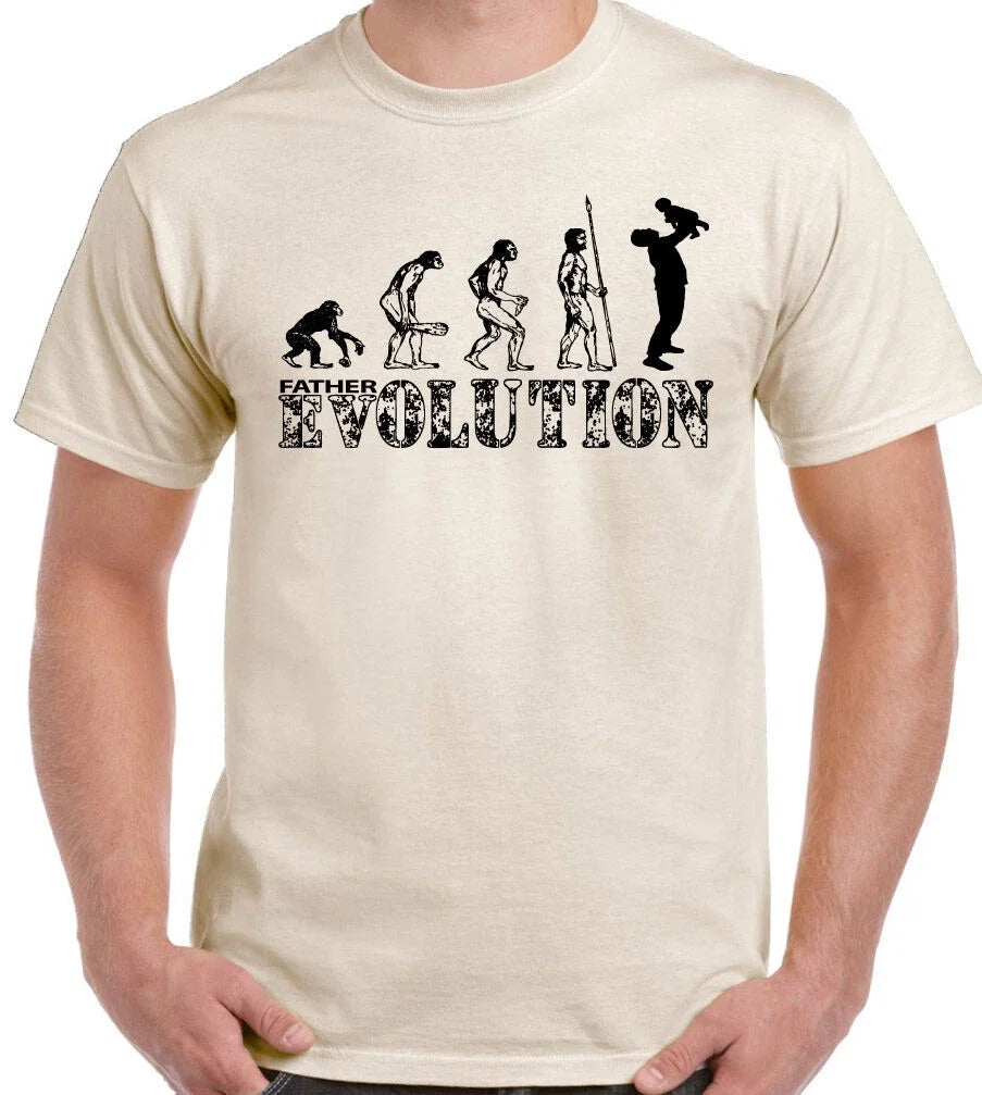 Father And Son Evolution Mens Funny Fathers Day Dad Daddy Stepdad Papa Unisex , , , Long Sleeve Tee