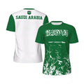 Saudi Arabia 3D Printed Football Breathable World Cup 2026 Unisex , , , Long Sleeve Tee