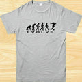 Evolution Football Evaluation Footballer Soccer Sports T shirt Tee Top Unisex , , , Long Sleeve Tee