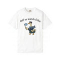 Off To Watch Fitba Unisex T Shirt Funny Goose Scotland Soccer Game Day Fans Tee Unisex , , , Long Sleeve Tee