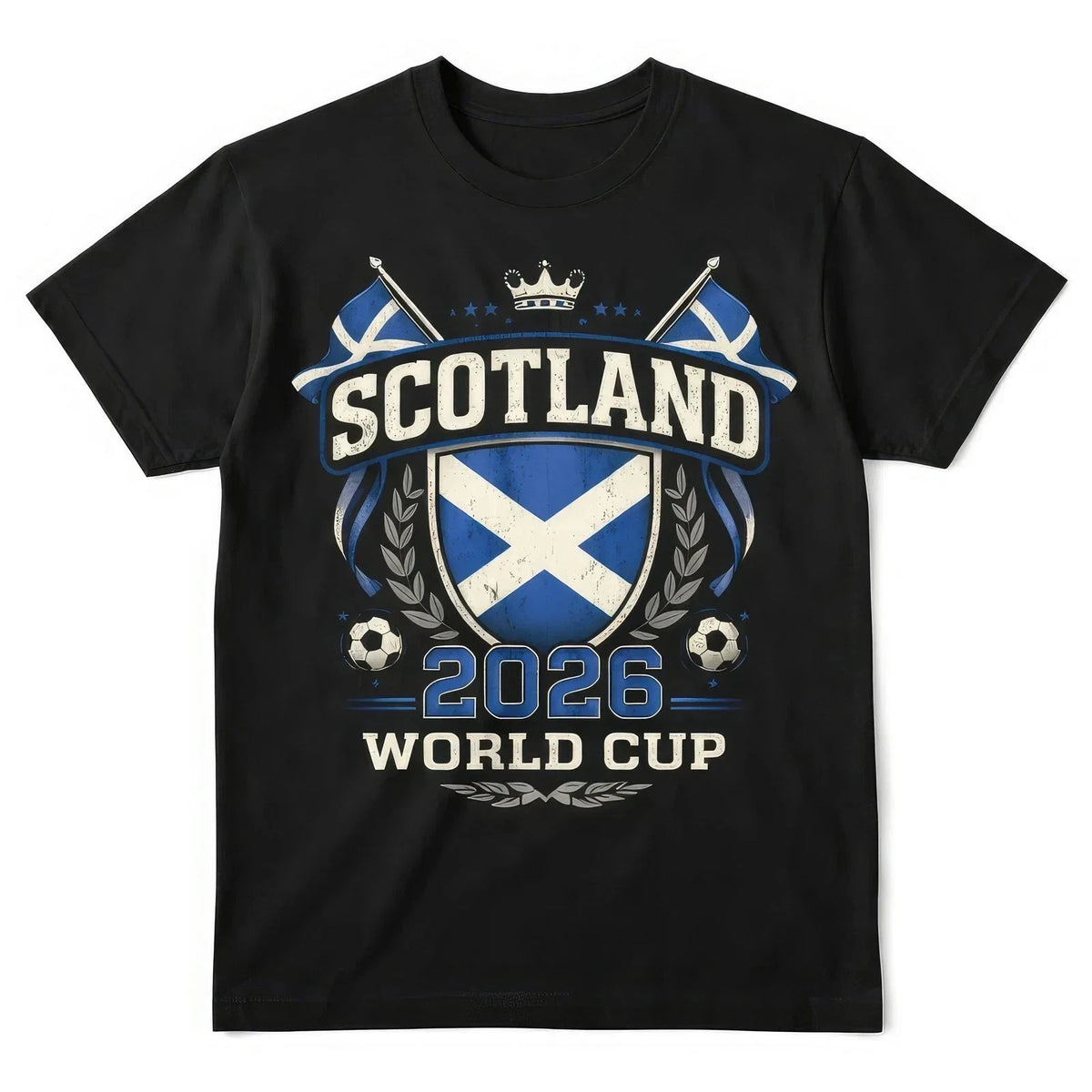 Scotland World Cup 2026 Football Fan T Shirt Scottish Soccer Graphic Tee Unisex , , , Long Sleeve Tee