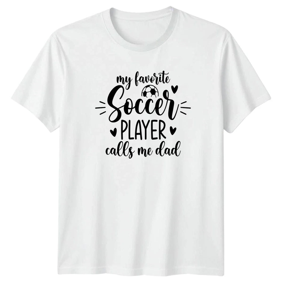 My Favorite Soccer Player Calls Mens Soccer Dad Soccer Fathers Day Unisex , , , Long Sleeve Tee