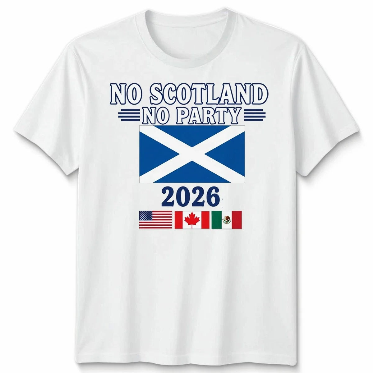 No Scotland No Party Unisex Football T Shirt USA Game Of The Global 2026 Unisex , , , Long Sleeve Tee