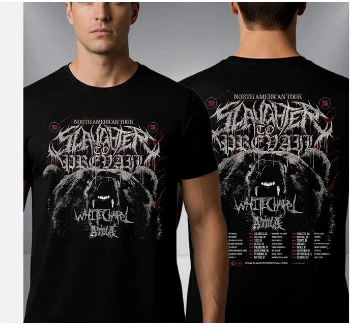 Slaughter To Prevail North America 2026 Tour Unisex , , , Long Sleeve Tee