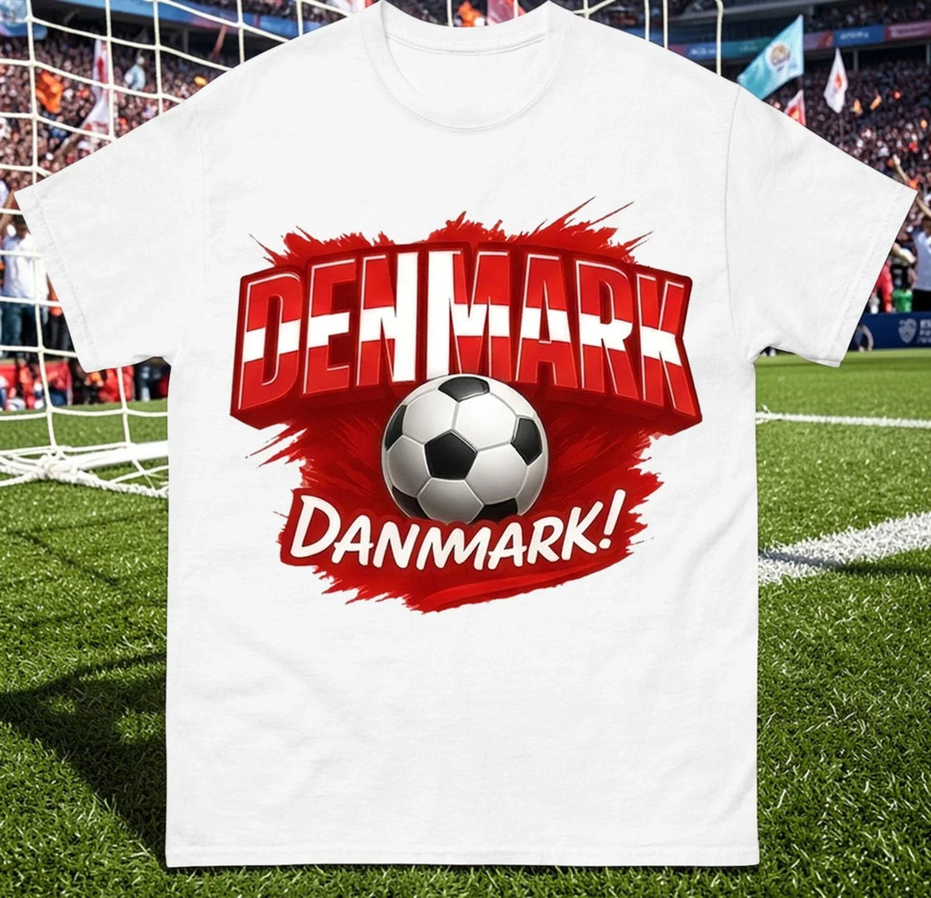 Danmark Football , Danish Football Fan Tee, Denmark retro football shirt Unisex , , , Long Sleeve Tee
