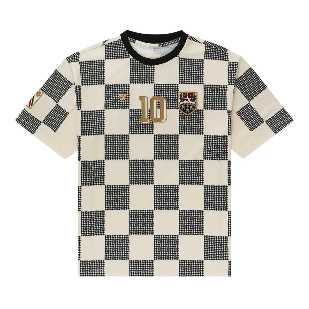 Aimé Leon Dore Team Soccer Checked Jersey | Pristine | Small | Authentic Unisex , , , Long Sleeve Tee