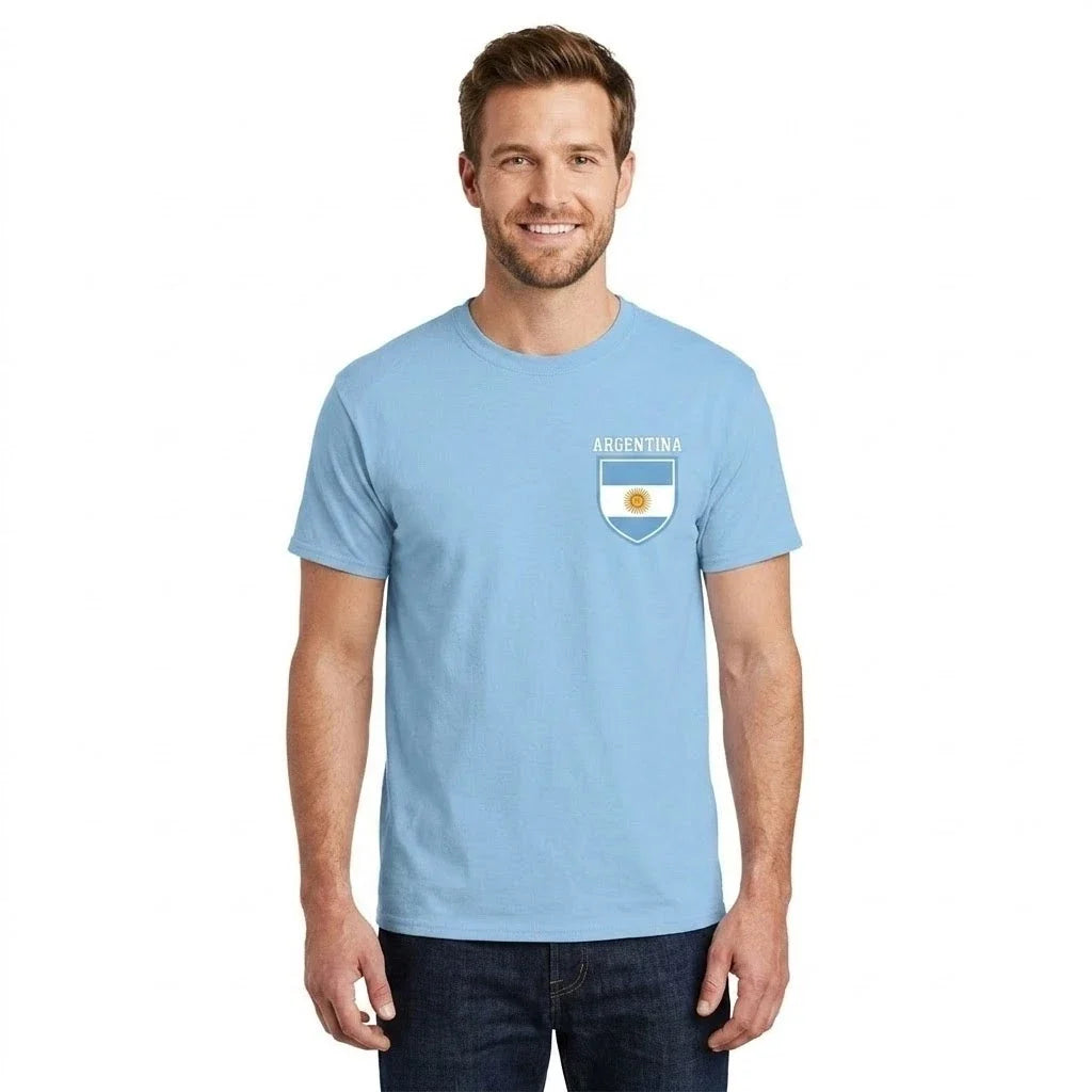 Argentina World Cup 2026 T Shirt Mens Football Soccer Fan Argentina Supporter Unisex , , , Long Sleeve Tee