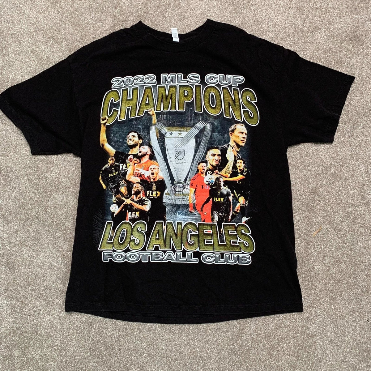 2022 Los Angeles Football Club MLS T Shirt LA Soccer California Sports-XL Unisex , , , Long Sleeve Tee
