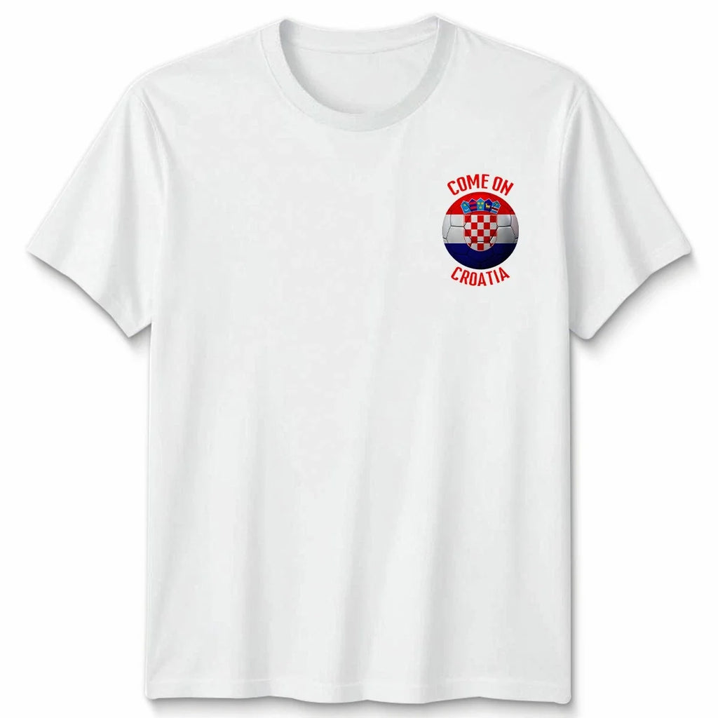 Come On Croatia Football Unisex Kids Country Pride Soccer Tee #WC Unisex , , , Long Sleeve Tee