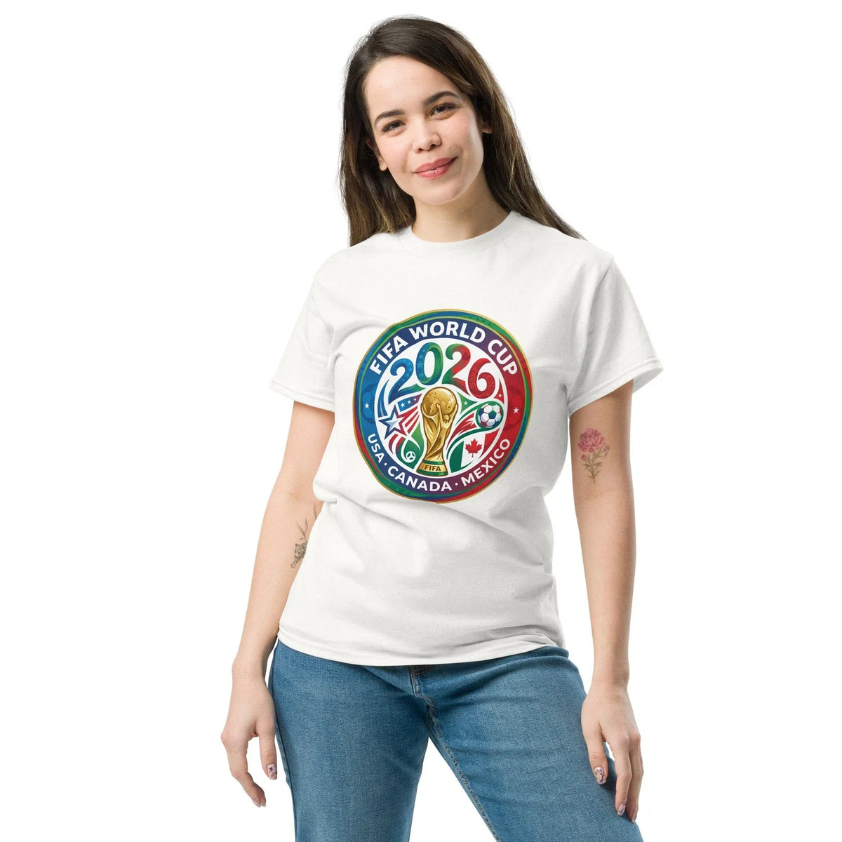 World Cup 2026 USA Canada Mexico soccer football women T shirt Unisex , , , Long Sleeve Tee