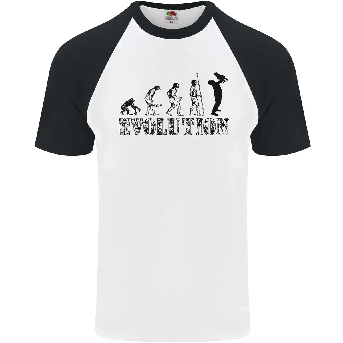 Father And Son Evolution Fathers Day Dad Mens S/S Baseball Unisex , , , Long Sleeve Tee