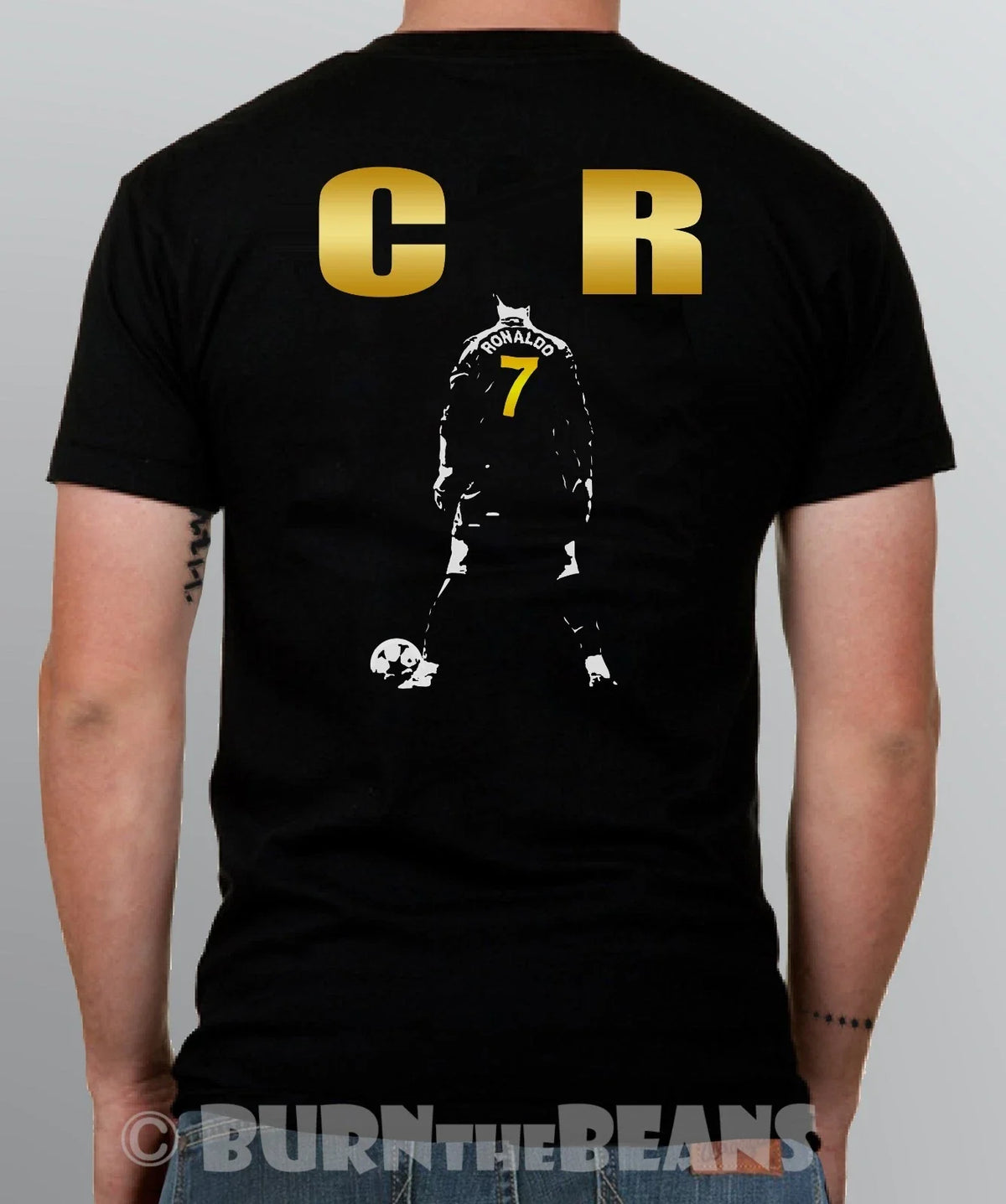 Ronaldo T Shirt Cristiano CR7 Portugal Soccer Football Fan Graphic Tee Unisex , , , Long Sleeve Tee