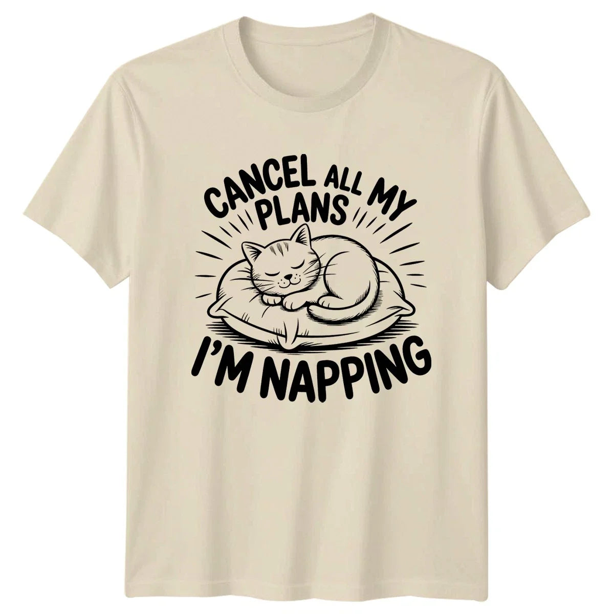 Cancel All My Plans Im Napping Cat Nap Gift For Him And Her Unisex , , , Long Sleeve Tee