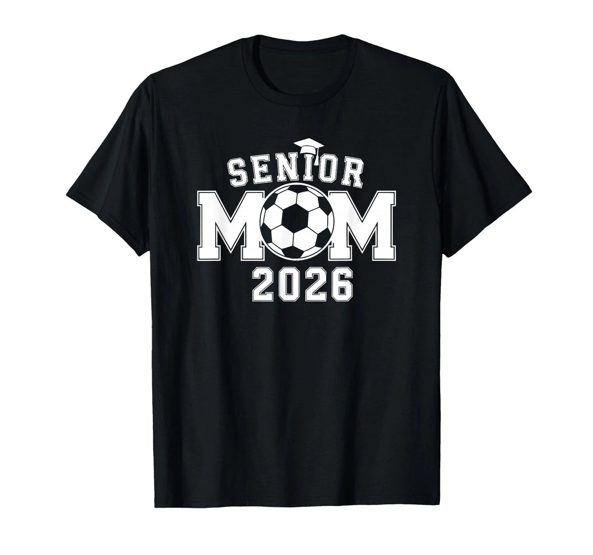 Senior 2026 Soccer Mom High Graduation Outfit Proud Unisex , , , Long Sleeve Tee