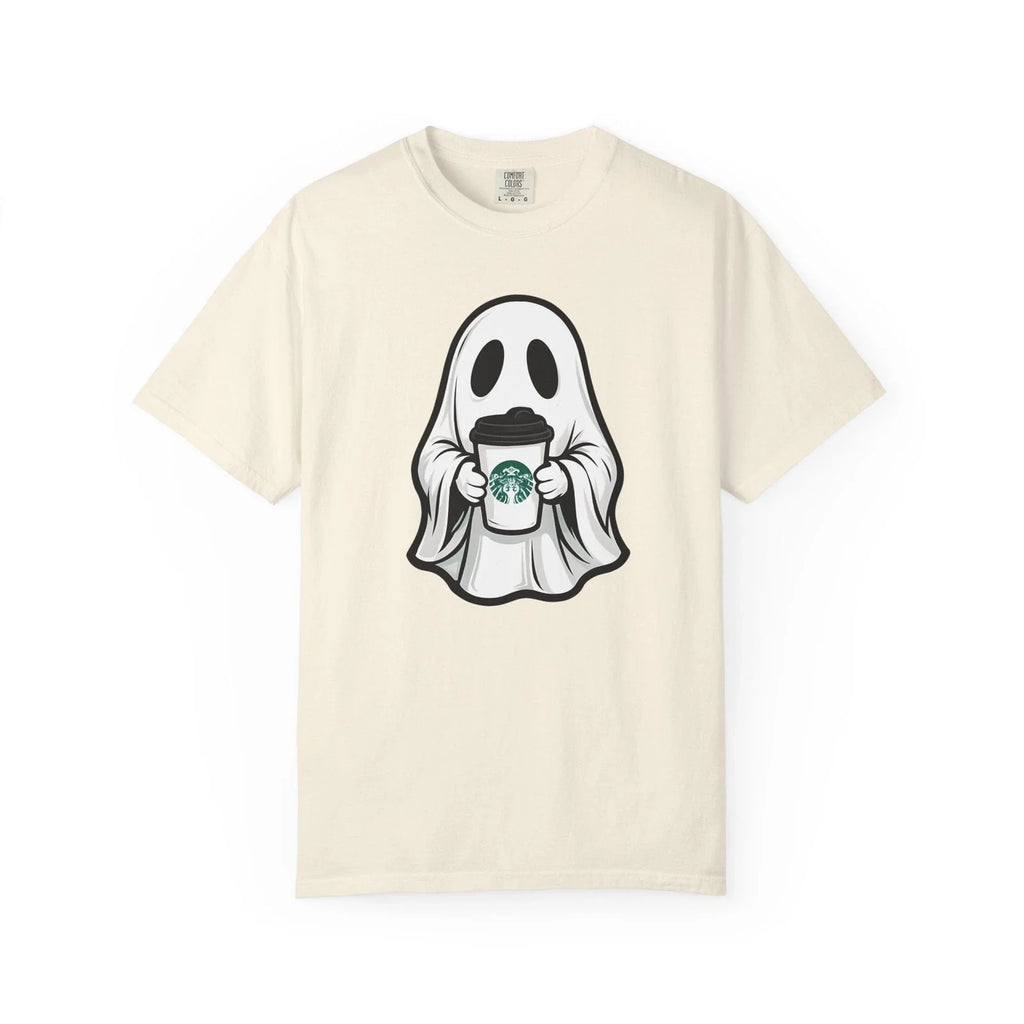 Ghostly Pumpkin Coffee Unisex , Halloween Shirt, Fall Tee, Unisex , , , Long Sleeve Tee