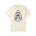 Ghostly Pumpkin Coffee Unisex , Halloween Shirt, Fall Tee, Unisex , , , Long Sleeve Tee