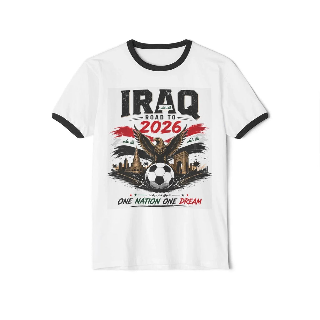 Iraq Road to 2026 Soccer | One Nation One Dream Unisex , , , Long Sleeve Tee