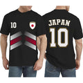 Japan Shirt, Japanese Flag Japan Number 10 Soccer Jersey Style Shirt Unisex , , , Long Sleeve Tee