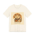 Cat Coffee Tee — Cute Kitty Holding Coffee Graphic Unisex , , , Long Sleeve Tee