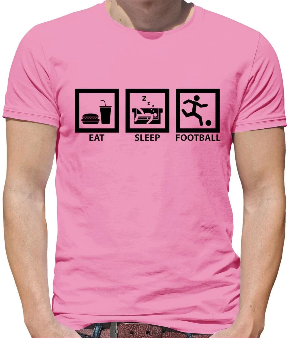 Eat Sleep Football - Mens - Player Soccer Footie Love Fan Team Unisex , , , Long Sleeve Tee
