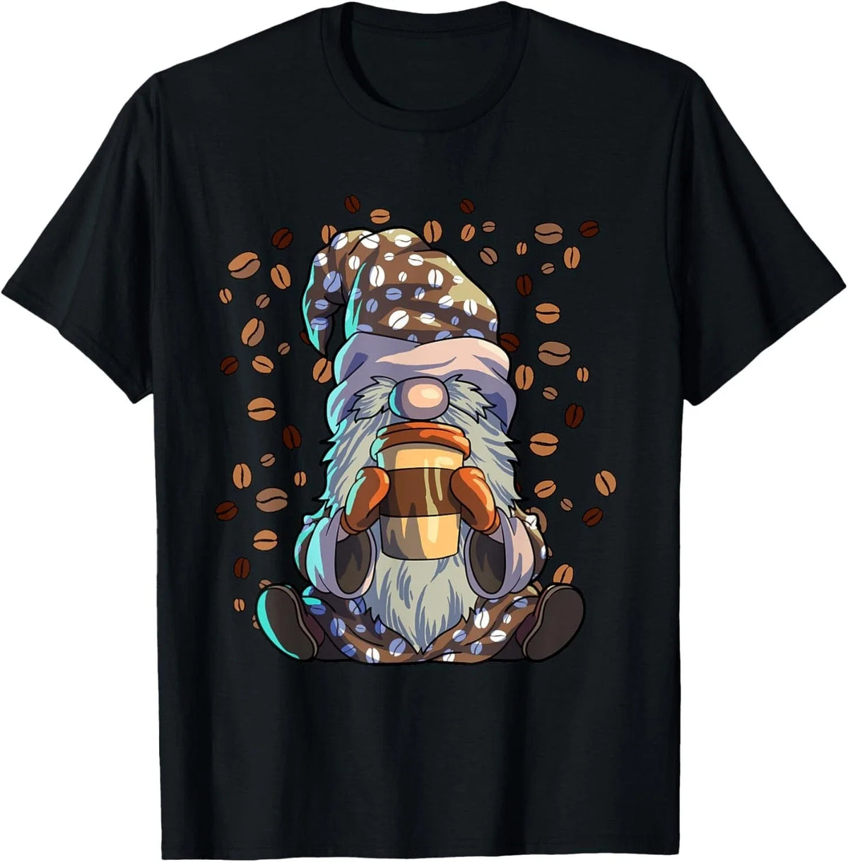 Gnome Coffee Women Café Coffeine Barista Gnome Lover Coffee Gift Unisex Unisex , , , Long Sleeve Tee