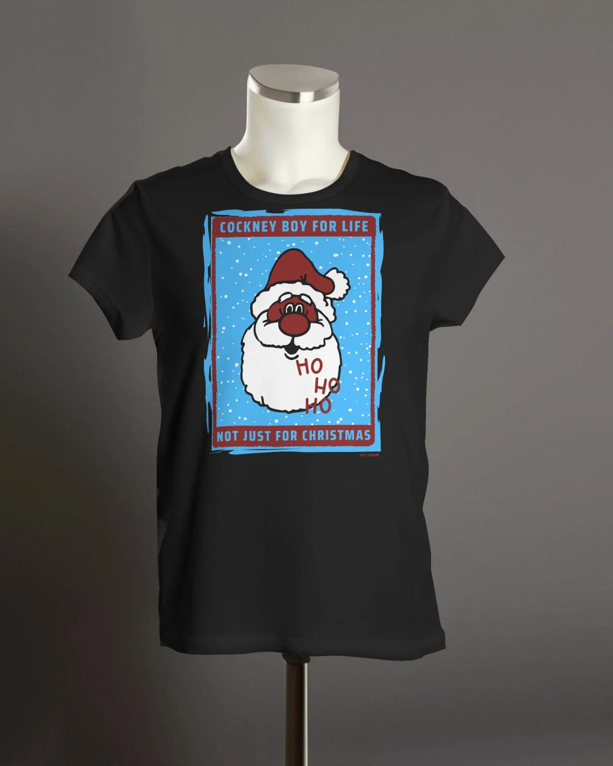COCKNEY BOY T Shirt | Not Just For Christmas | West Ham Fan | Org Unisex | Xmas Unisex , , , Long Sleeve Tee