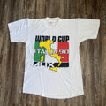 Vintage 1990 Italia World Cup Soccer Futbol T Shirt Men's AL made in USA Unisex , , , Long Sleeve Tee