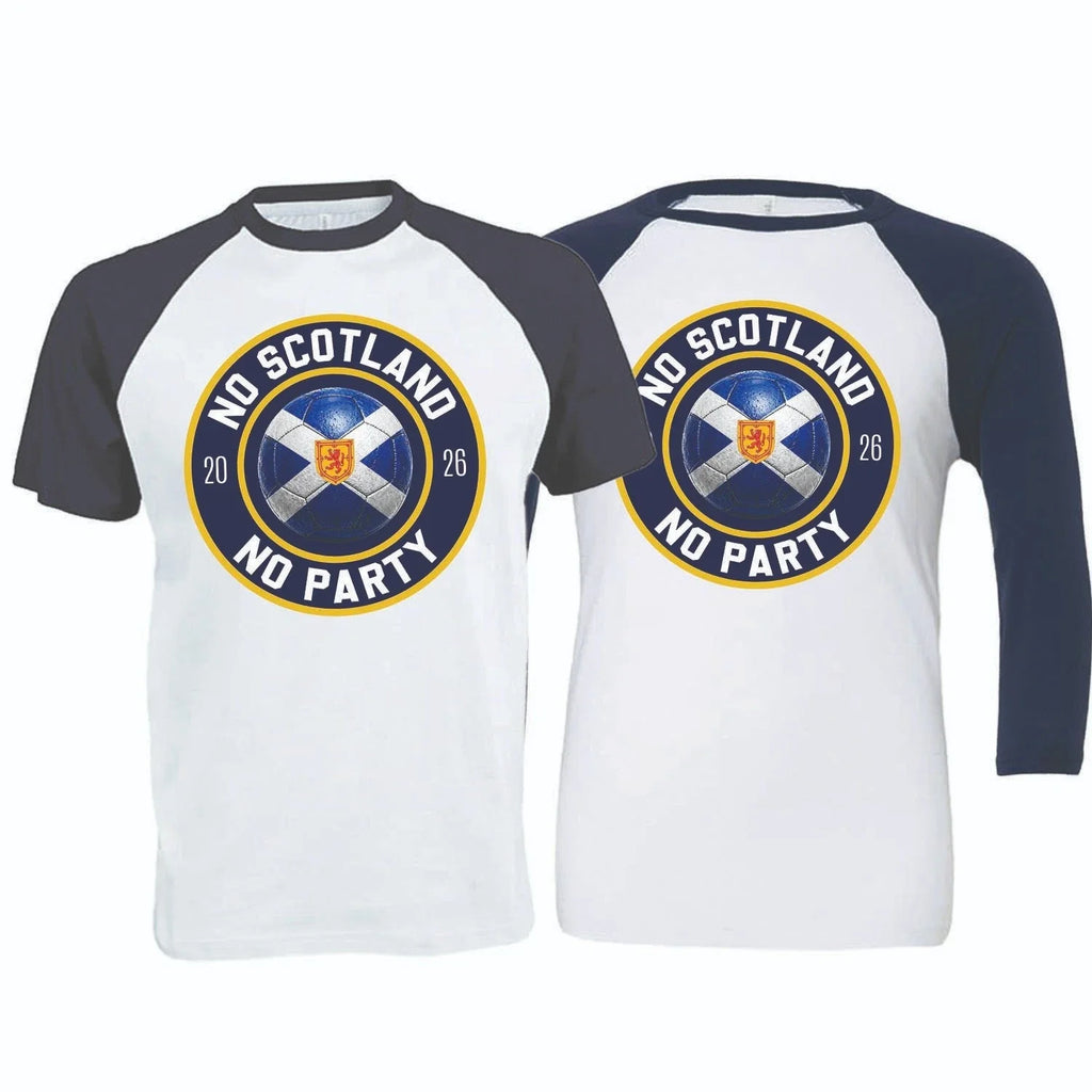 No Scotland No Party, We'll Be Coming, 2026 Football Baseball (SC-11) Unisex , , , Long Sleeve Tee