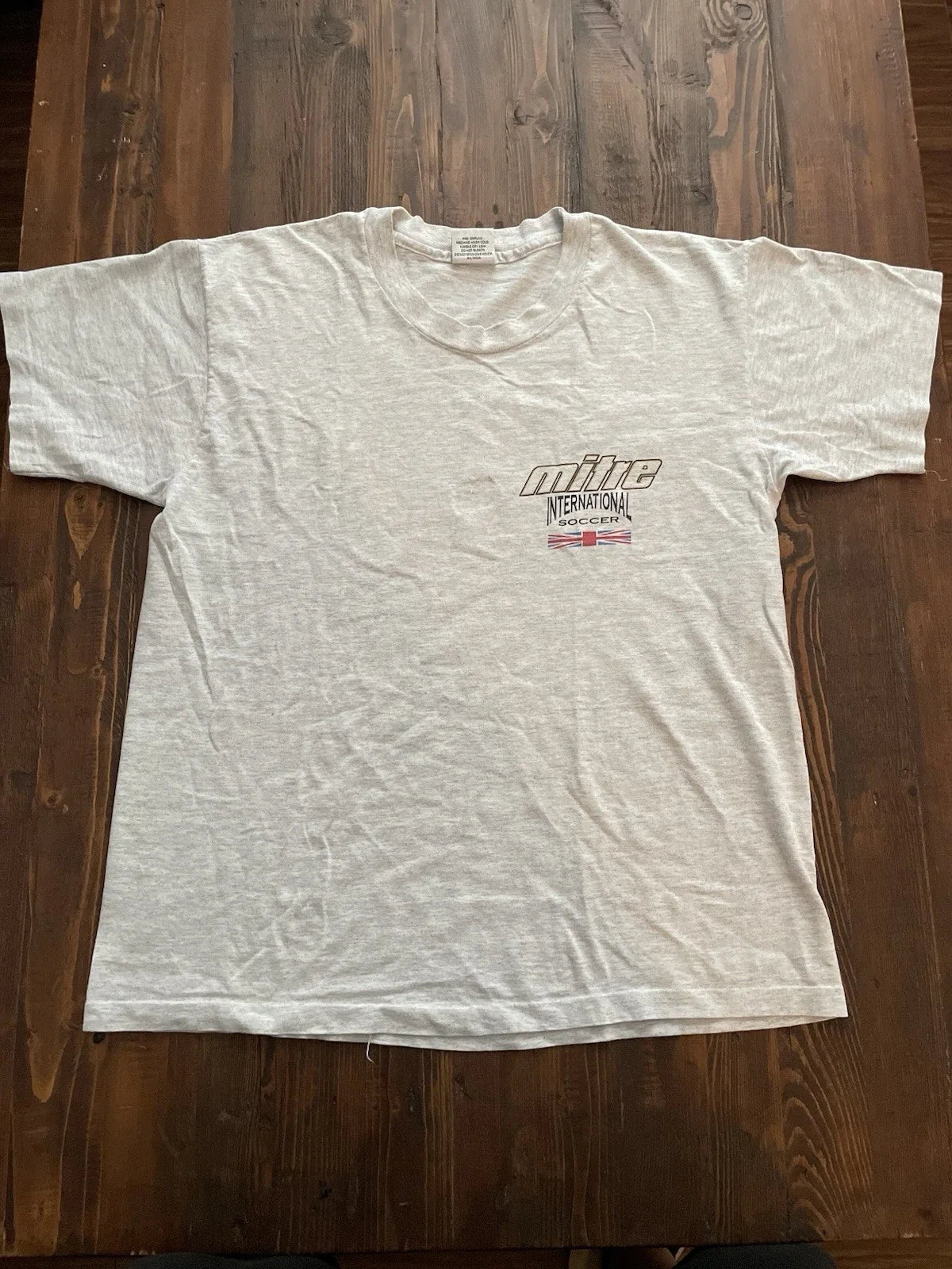 Rare Retro 1990s Mite International Soccer vintage size: Men L Unisex , , , Long Sleeve Tee