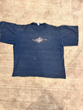 Umbro Vintage T Shirt Men’s XXL Blue 90’s Soccer Center Logo Unisex , , , Long Sleeve Tee