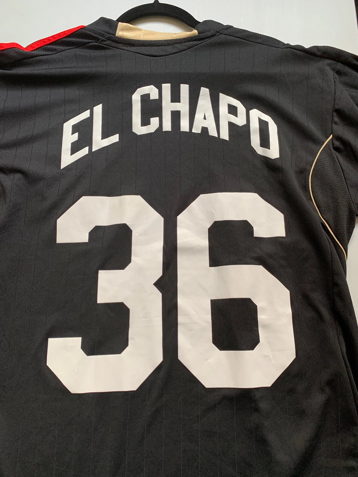 EL CHAPO CARTEL CALI MEXICO NARCOS SOCCER JERSEY RAP TEE RARE VINTAGE DRUGS Unisex , , , Long Sleeve Tee