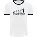 Father And Son Evolution Fathers Day Dad Mens Ringer Unisex , , , Long Sleeve Tee