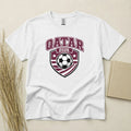 Qatar 2026 Football Fan T Shirt Soccer Supporters Gildan Cotton Family Top Unisex , , , Long Sleeve Tee