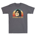 Futbol Is Life Vintage Men's T Shirt Funny Gift For Football Soccer Lovers Tee Unisex , , , Long Sleeve Tee